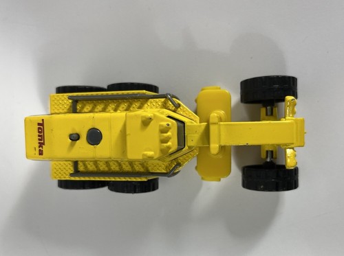 2016 Hasbro Tonka 4” Yellow Diecast Road Grader - Picture 6 of 7