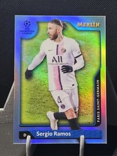 2021-22 Topps Merlin Chrome UEFA Refractor Sergio Ramos #148 PSG