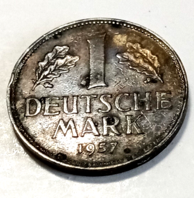 1957-D Germany 1 Deutsche Mark coin | eBay
