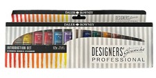 Image of Daler Rowney Professional Designers Gouache Introduction Set 12 x 15ml Tubes New