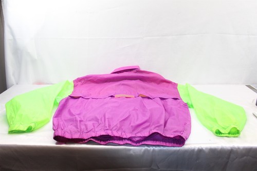 Vintage OP Windbreaker With Front Pockets and Retro Style Front Pouch - Picture 8 of 11