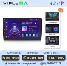 Autoradio Pour Peugeot 407 2004-2011 4G+64GB 8Core 4G+WIFI CarPlay GPS Sans Fil.