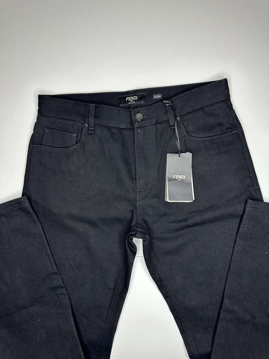 FENDI BLACK JEANS-SIZE-33/34 | eBay FENDI BLACK JEANS-SIZE-33/34 | eBay