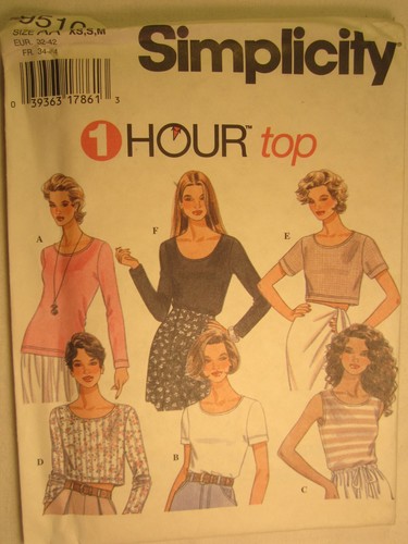 CHOICE Uncut 1995 Simplicity Pattern Size 6 8 10 12 14 16 18 DRESS Blouse CAFTAN - Picture 9 of 13