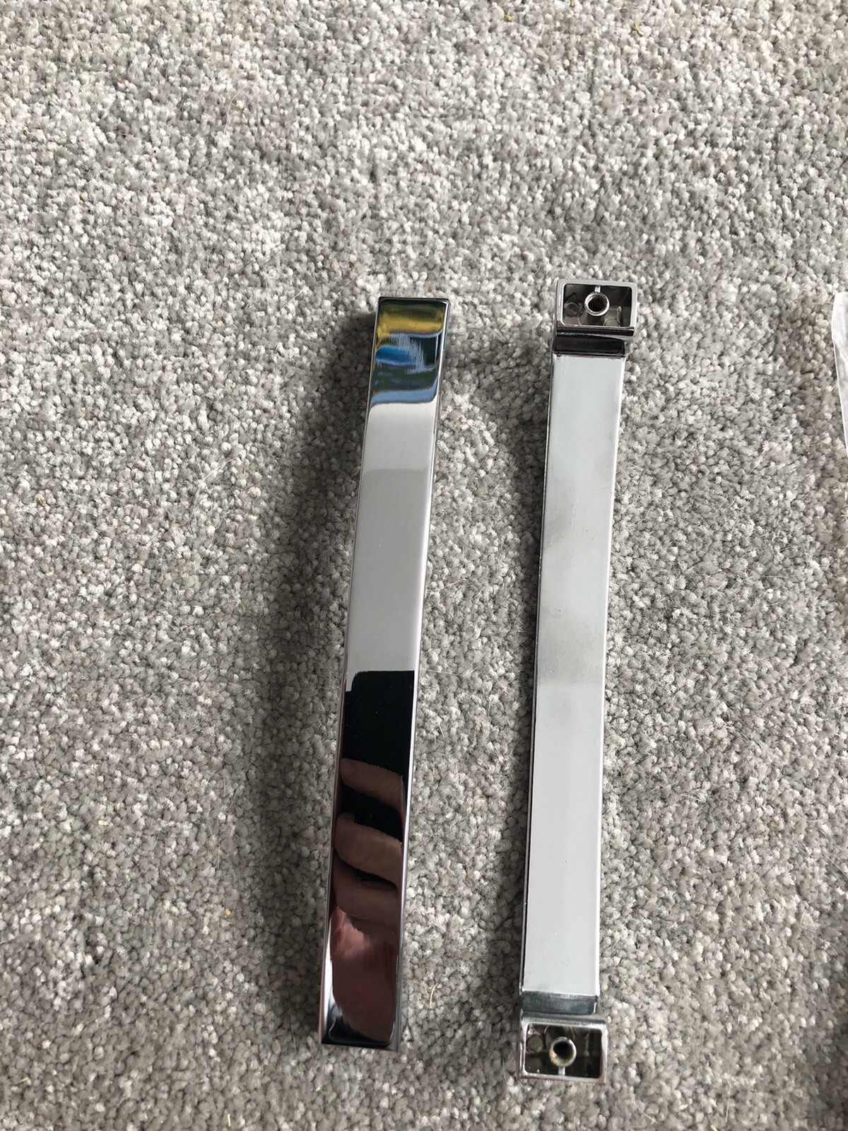 NEW ALL 17 X Symphony kitchen Door handles 160mm Solid/Shiny/Chrome