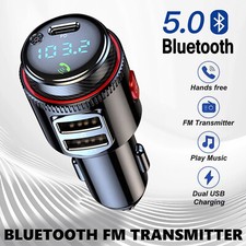 Bluetooth FM Transmitter Car Kit MP3 Player PD QC3.0 Charger Handsfree Adapter