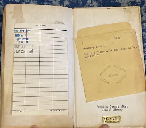 BEFORE I SLEEP…The Last Days of Dr. Tom Dooley by James Monahan 1st Signet 1963 - Picture 10 of 10