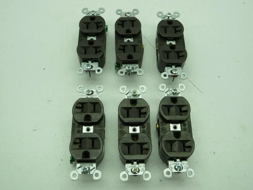 Bryant 20Amp 125Volt Duplex Receptacle LOT OF 6
