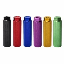 Bike Pegs Aluminum Alloy Lead Foot Bicycle Pegs BMX Pegs Fit 3/8 inch Axles