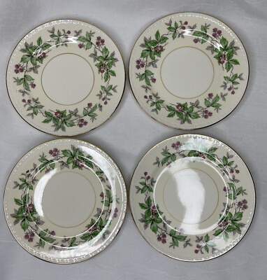 Set 4 Homer Laughlin Eggshell Georgian Countess Bread & Butter Plates 6''