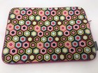 Dorm Candie Lapto Sleeve Case Soft Neoprene Cover Pink Multi Geometric 15”X12”