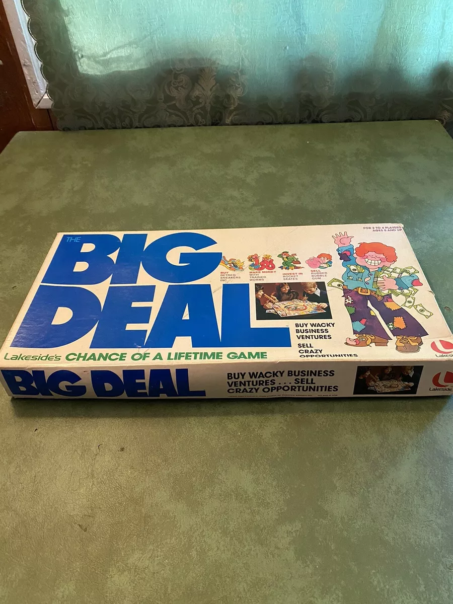 1977 Lakeside Games Big Deal Chance of a Lifetime Board Game Very Nice