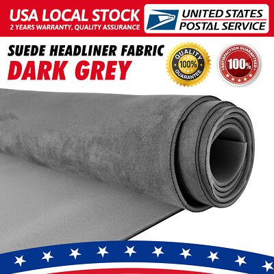 Automotive Suede Headliner Fabric Upholstery 80'' x 60''W -1/8'' Backing Foam