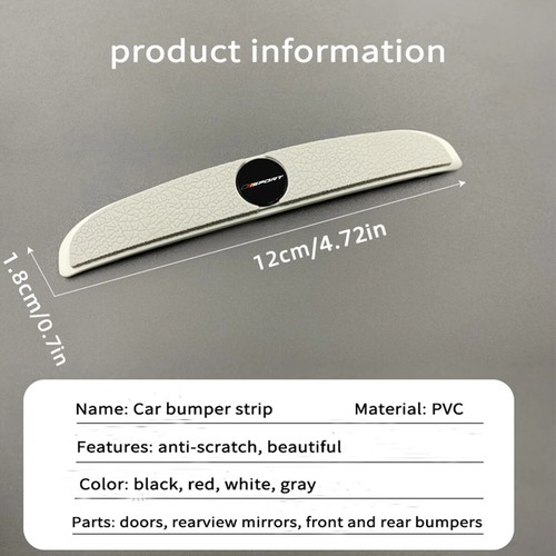 4Pcs Car Door Edge Anti-Collision Guard Strip For Audi Mercedes Benz For Porsche - Foto 2 di 12