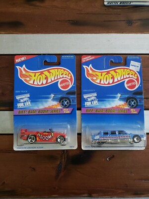 Hot Wheels Biff! Bam! Boom Series 1996 Set of 2