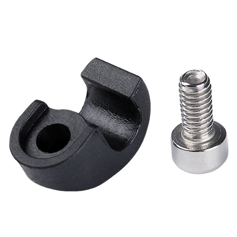 10 Pcs Bicycles Fork Brake Cable Housing Clamps Front Fork Cable Fixed