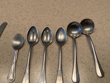 Vintage Kids play silverware dishes fork spoons pretend play