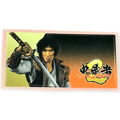 Sony PlayStation 2 PS2 Onimusha 2 Vintage VTG 2002 Memory Card Sticker