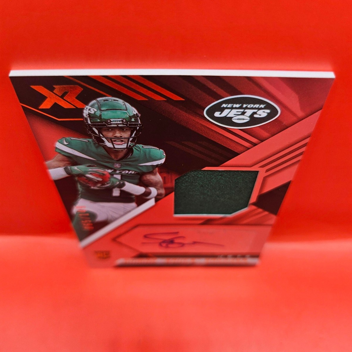 2022 PANINI XR #RSA-AG AHMAD SAUCE GARDNER (RC) PATCH AUTO 065/149