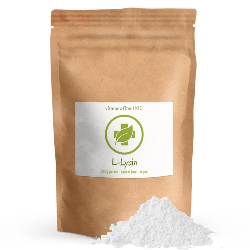L-Lysin Pulver | 300 g | essentielle Aminosäure | 100% vegan & pur