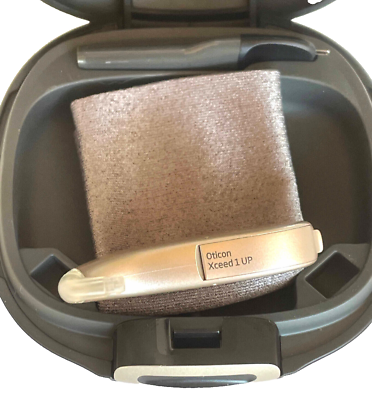 #ad #ad Used 1x Oticon Xceed 1BTE UP BTE Made for iPhone Beige Color $349.00