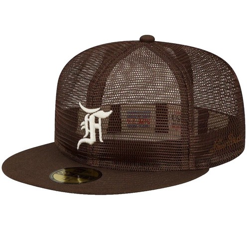 New Era 59Fifty New York Yankees Brown W/ embroidered Logo Wool