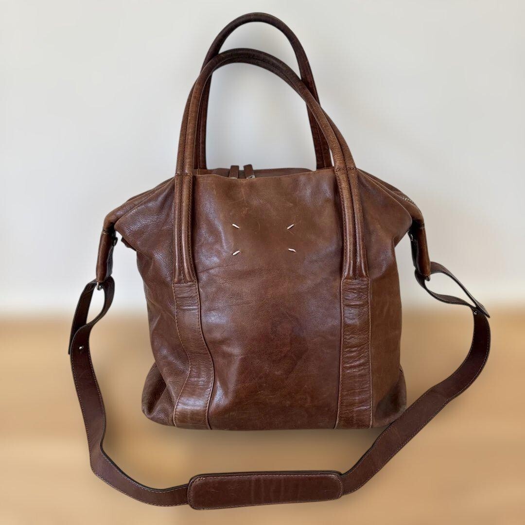 Maison Martin Margiela Sailor Bag Brown Leather Tote