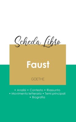 Scheda Libro Faust Prima Parte  (Analisi Letteraria Di Riferimento E Riassu...