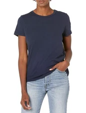 Michael Stars ESF-12999 Womens Colleen Jersey Classic Shirt, Admiral, X-Small US