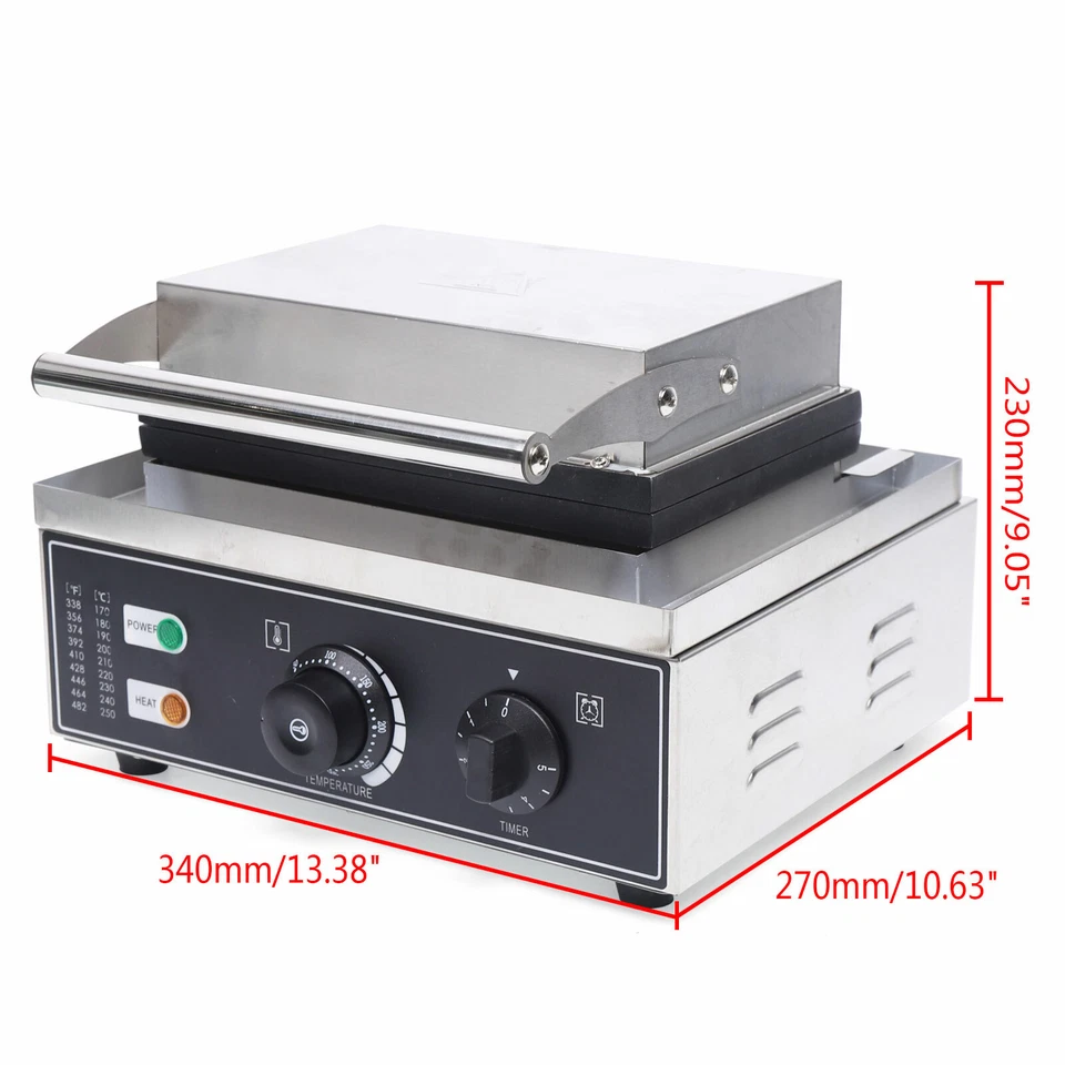 1550W Commercial Nonstick Electric Mini Doughnut Donut Machine Maker 12pcs Baker - Image 3 of 4