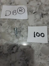 100 Special Phillips Flat Head Tapping Screws For Molding Clips 4-24 X 3/8" Ford