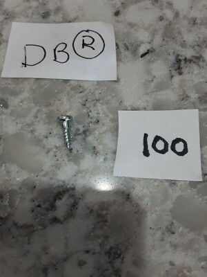 #ad 100 Special Phillips Flat Head Tapping Screws For Molding Clips 4 24 X 3 8quot; Ford $13.95