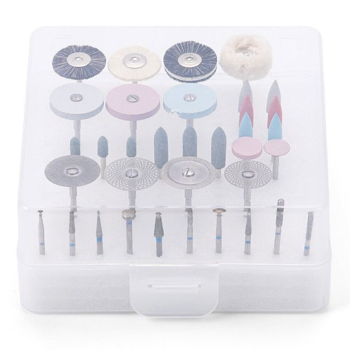 AZDENT Dental Lab Polishing Burs HP Disc Brush Stone Kit for Ceramics Porcelain - Picture 22 of 47