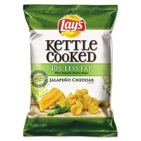 Frito-lay, Inc. Kettle Cooked Jalapeno & Cheddar Chips, 1.375 Oz Bag, 64/carton on sale Frito-lay, Inc. Kettle Cooked Jalapeno & Cheddar Chips, 1.375 Oz Bag, 64/carton on sale