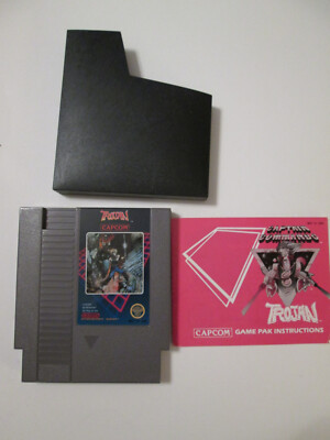 Trojan [5 Screw] NES W/ Manual and Sleeve Tested and Working VERY CLEAN