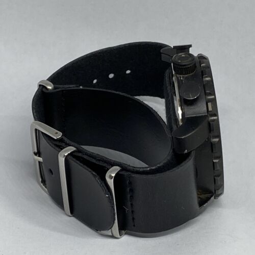 Fossil JR1354 Men's Black Leather Analog Black Dial Quartz Genuine Watch XX936 - Picture 12 of 12