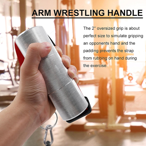 Arm Wrestling Exercise Handle Φ2 in Grip Red - Wrist and Forearm Exerciser Pulld - Picture 4 of 12