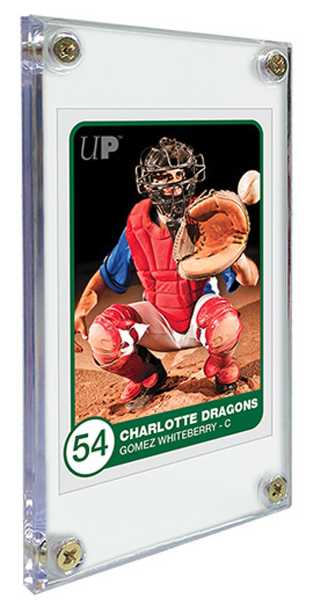 5-Pack Ultra Pro 4-Screw Screwdown Card Holders - Non-Recessed, UV Protected For Trading Cards
