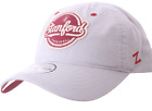 New Stanford Cardinal Gray Red Zephyr Embroidered Adjustable Campus Cap Hat