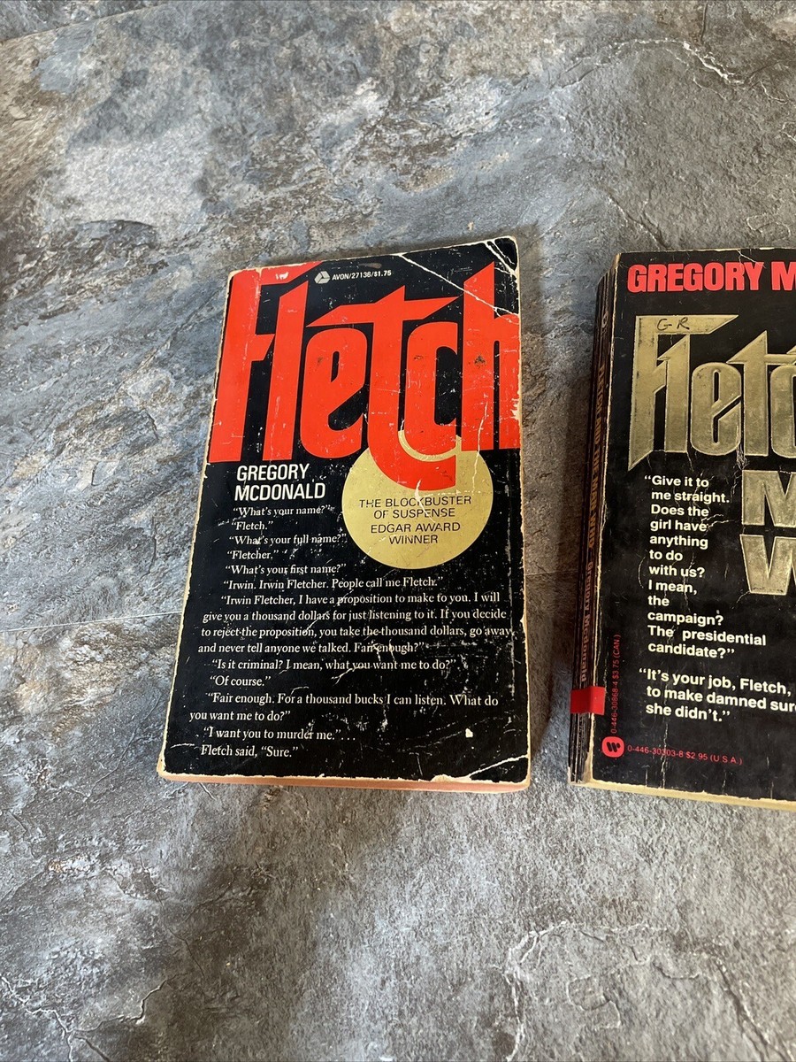 Fletch By Gregory McDonald, Vtg PB Book by Avon Books/ Fletch And 