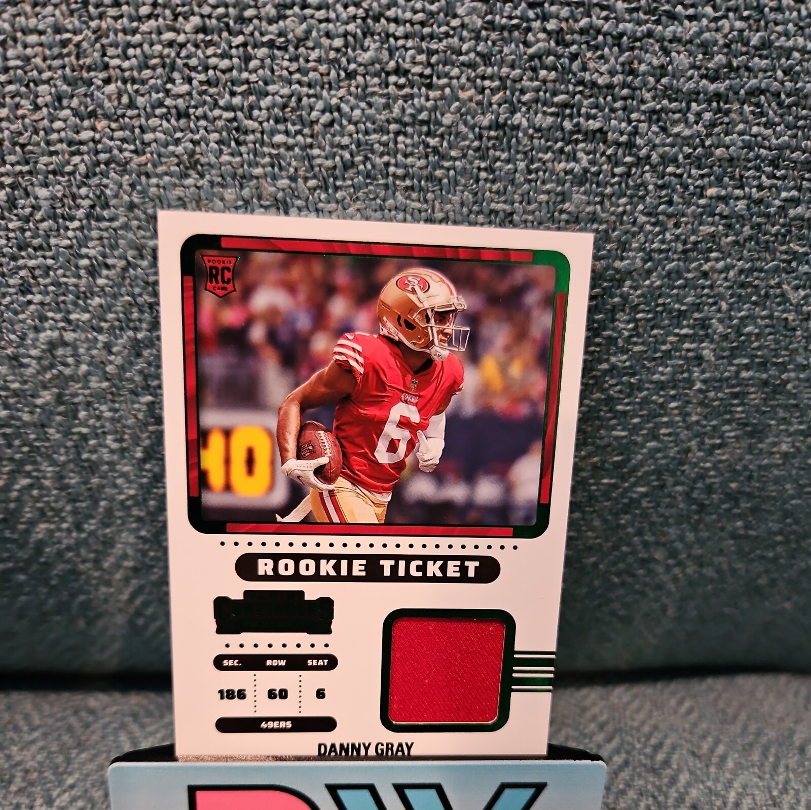 2022 Panini Contenders - Rookie Ticket Swatches #RTS-DGR Danny Gray
