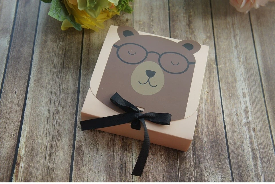 10ct Festa Favor Doces Caixa de Presente Aniversário Infantil Saque Bolsa Goody Treat Bulk - Imagem 2 de 4