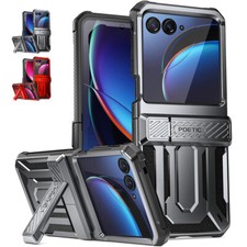 For Motorola Moto Razr Plus 2023 Case Full Body Shockproof Cover with Kickstand