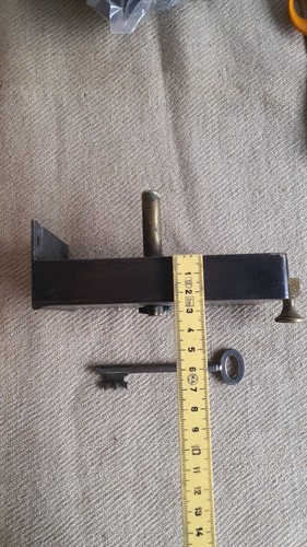 Paar alte Schlösser Frankreich Anfang 20. Jahrhundert Old French Door Rims w/Keys 18719 - Bild 9 von 13