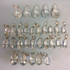 Chandelier Prisms 30 Pcs Thick Teardrop Pendants 2  To 4  