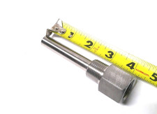 Thermowell 304ss 1/2" FPT x 2-1/2" L x 1/2" MTP Machined Tube    Z241