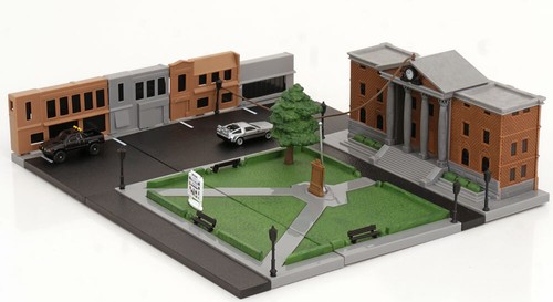 1:100 Jada Diorama Back to the Future NanoScene Hill Valley Courthouse