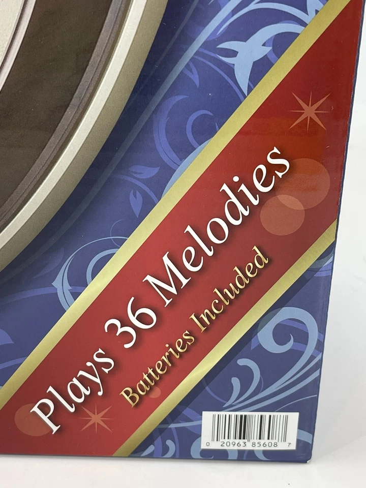 NEW Seiko Melodies in Motion Wall Clock 2021 Swarovski Crystals QXM390BRH - Image 4 of 4