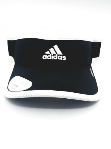 ADIDAS Women's Fit SuperLite AeroReady Tennis Running Visor Hat/Cap Black NWT - 第 1/7 張圖片