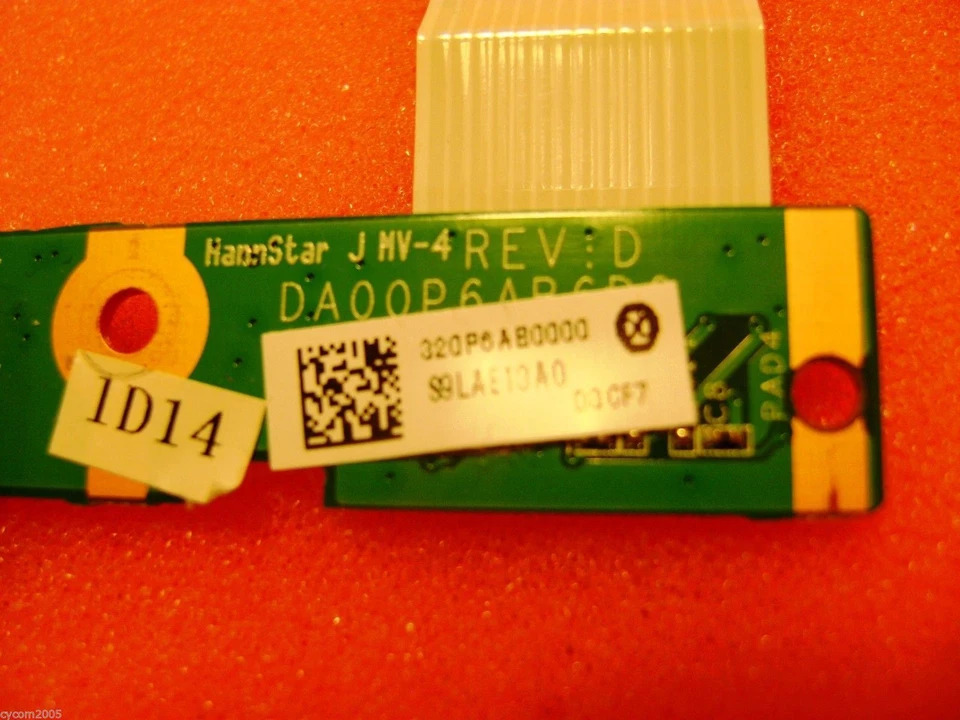 Compaq CQ61 CQ61-310US Audio Board DA00P6AB6D0 Tested - Image 2 of 3